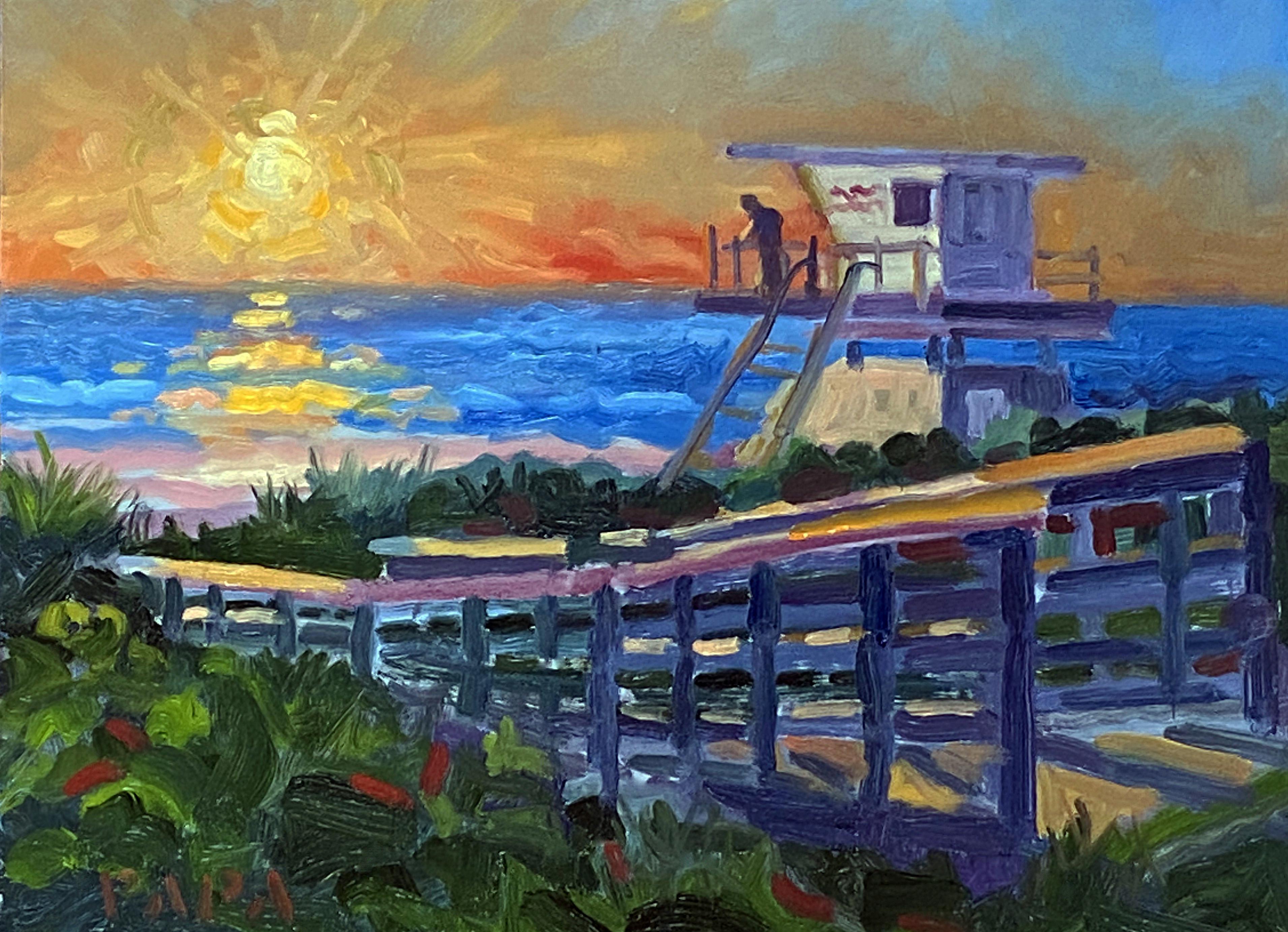 Sunrise at Hobe Sound "A New Day" by Ralph Papa 